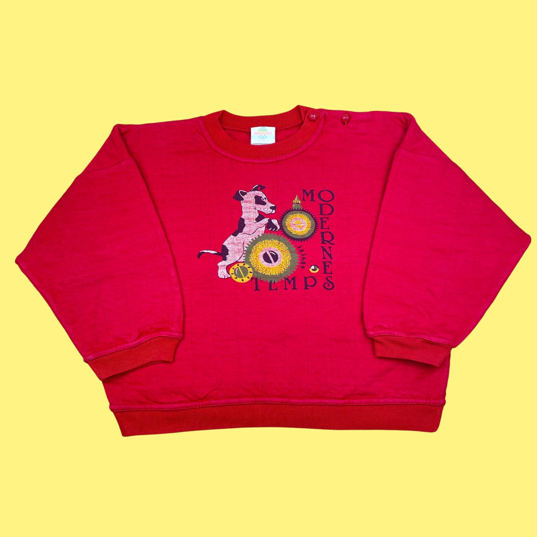 Sweat vintage toutou 6 ans