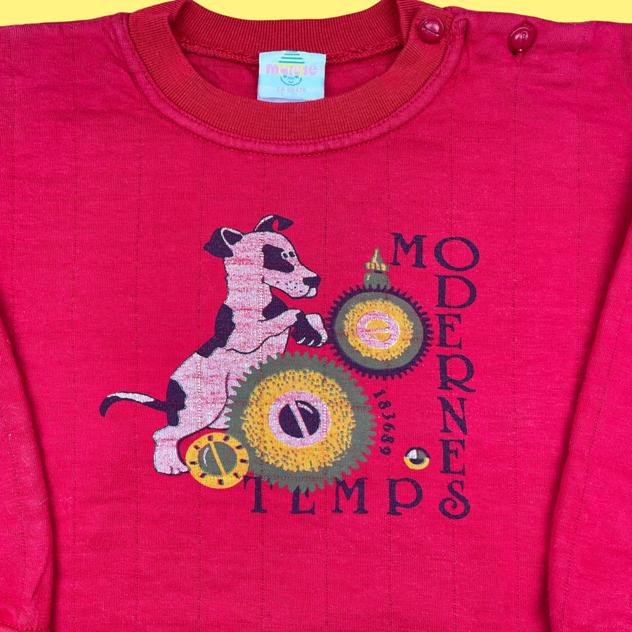 Sweat vintage toutou 6 ans