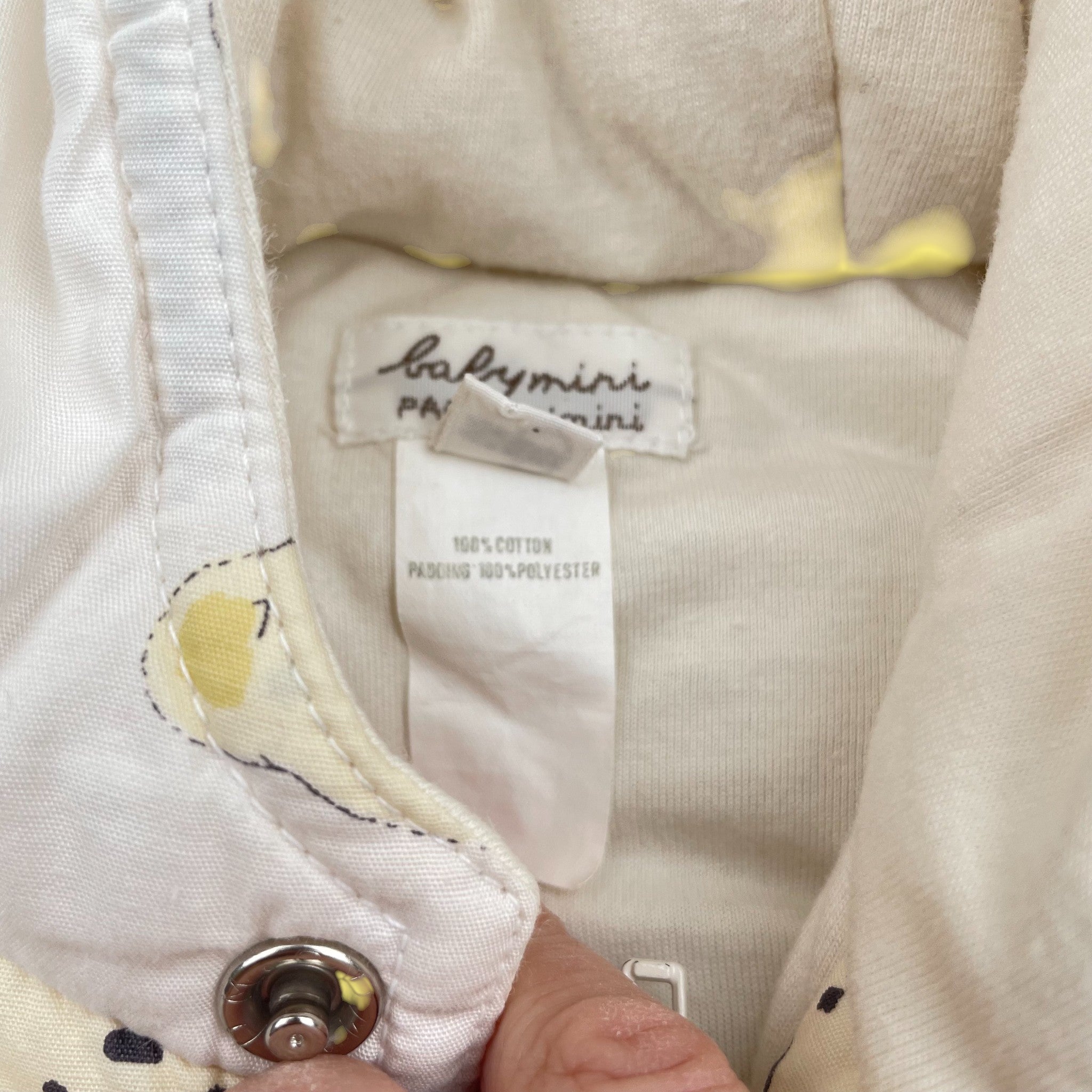 Manteau oursons Catimini vintage 3-6 mois