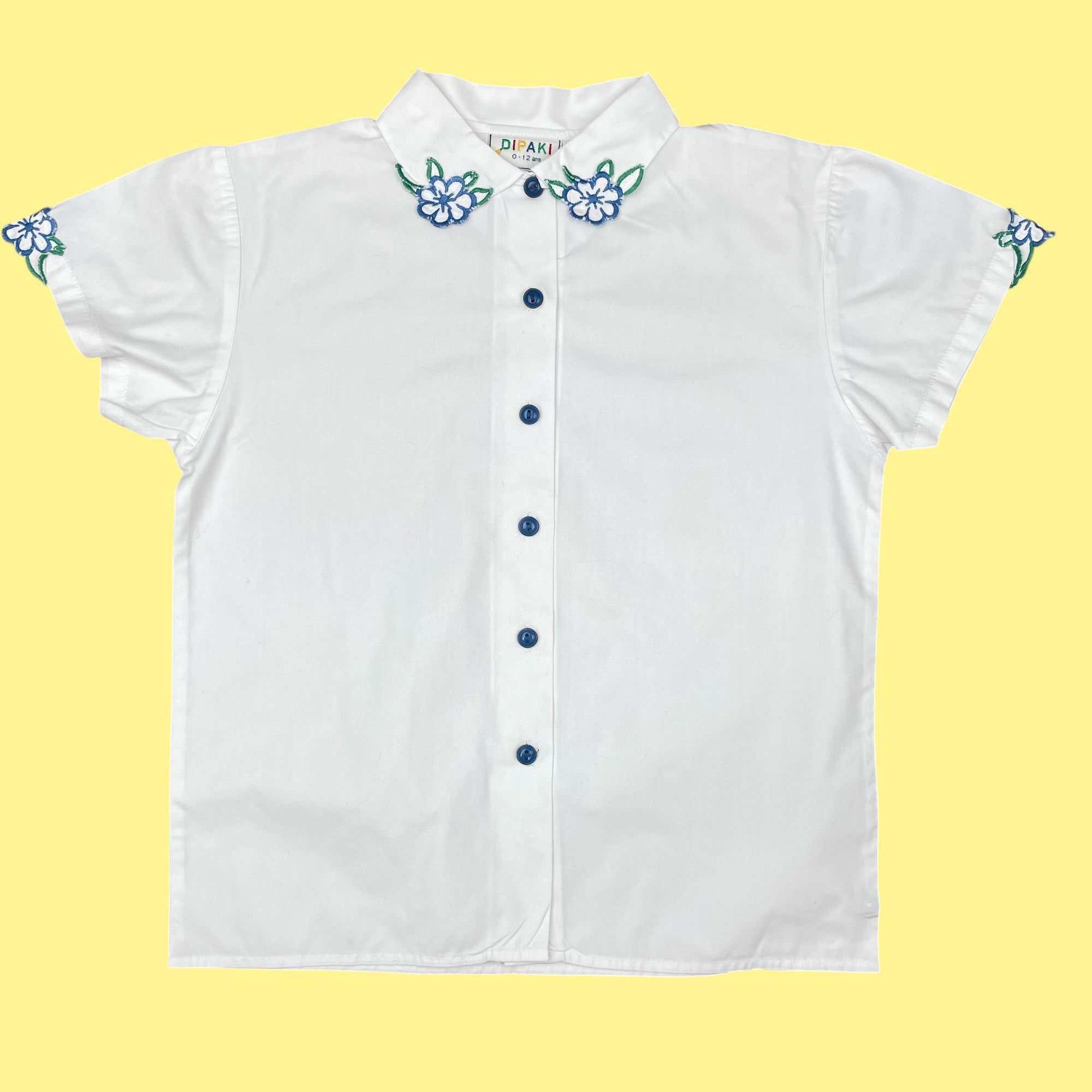 Chemisier fleurs 8 ans