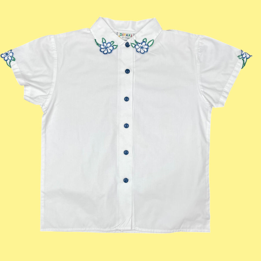 Chemisier fleurs 8 ans