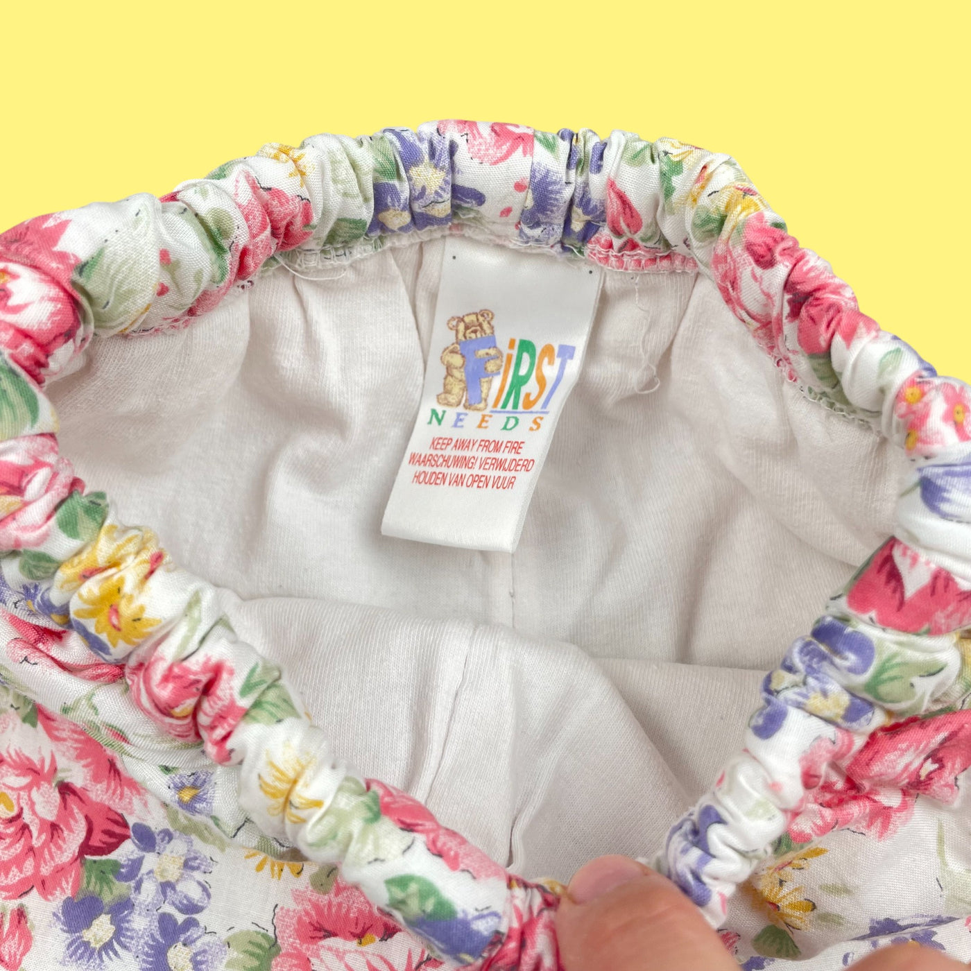 Pantalon fleuri vintage 18 mois