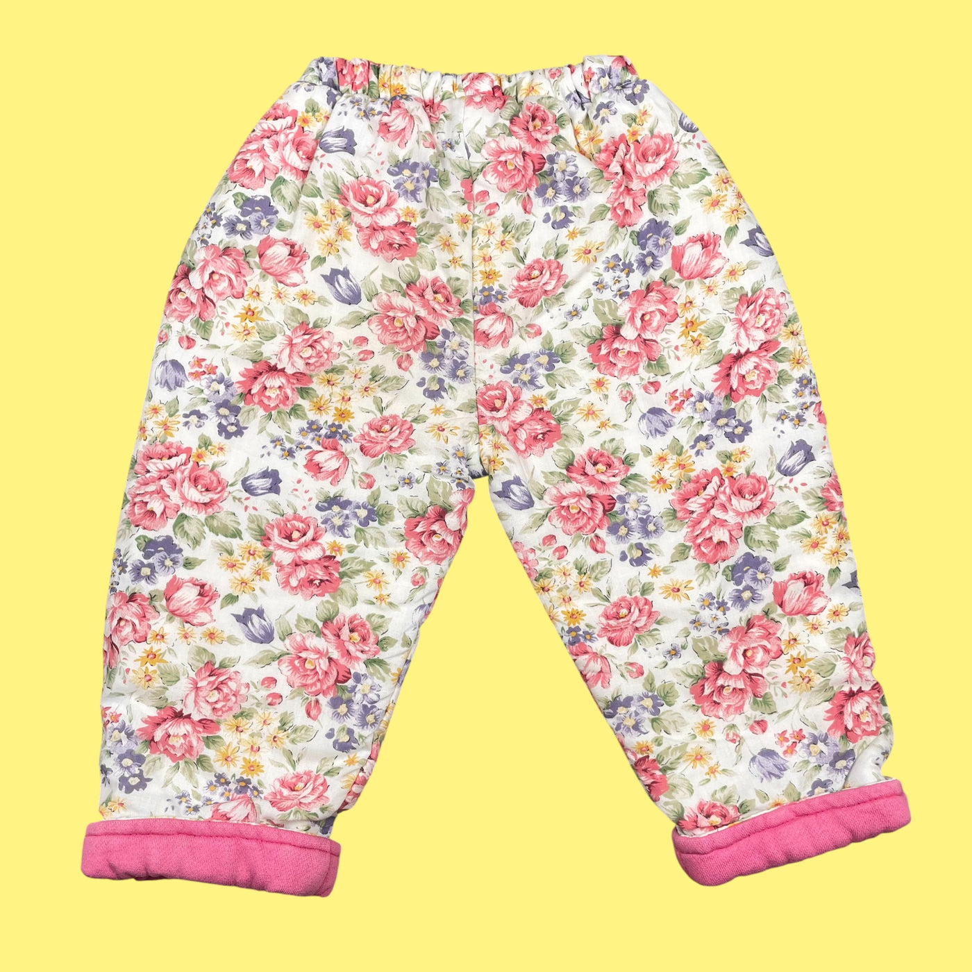 Pantalon fleuri vintage 18 mois