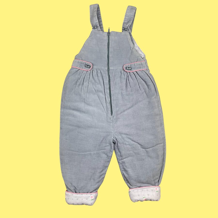 Salopette velours vintage 18 mois