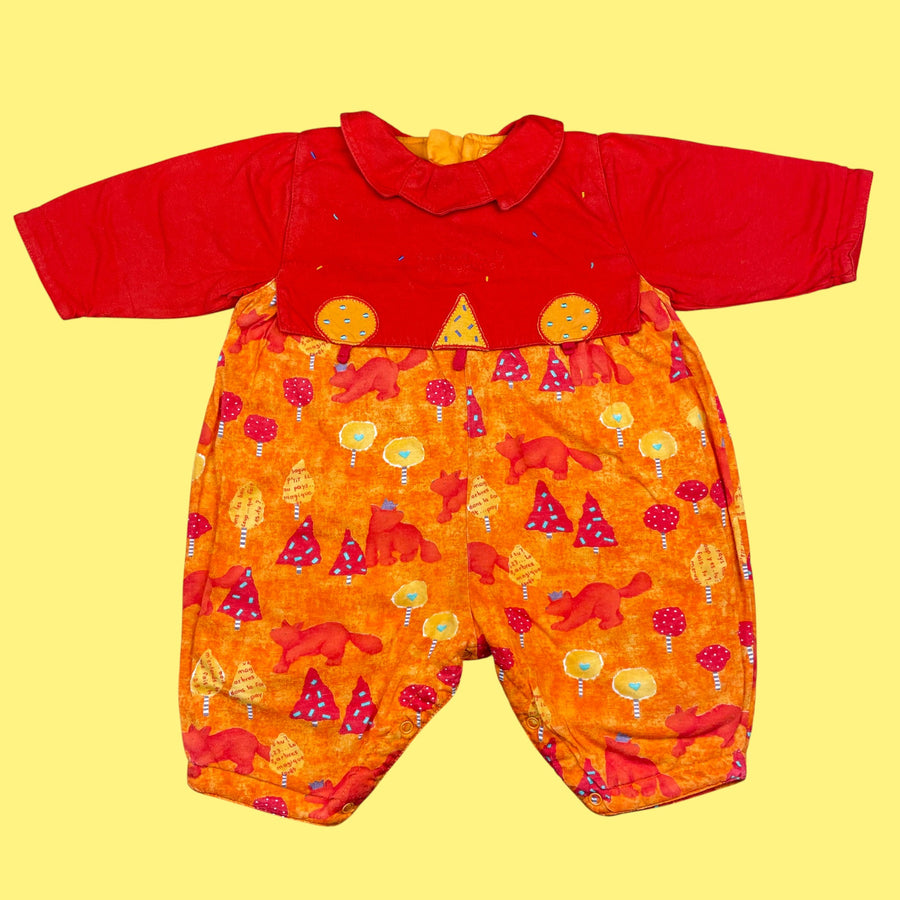 Combinaison forêt vintage 3 mois