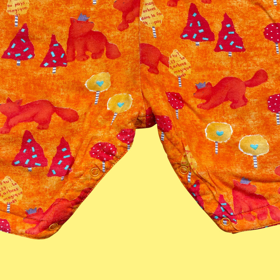 Combinaison forêt vintage 3 mois