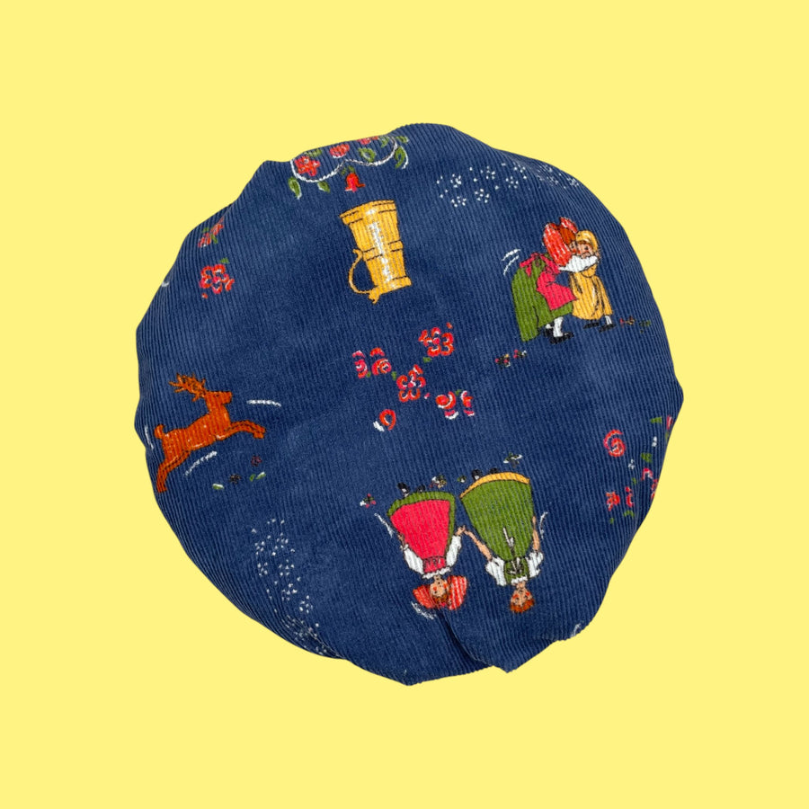 Béret velours vintage 6-9 mois