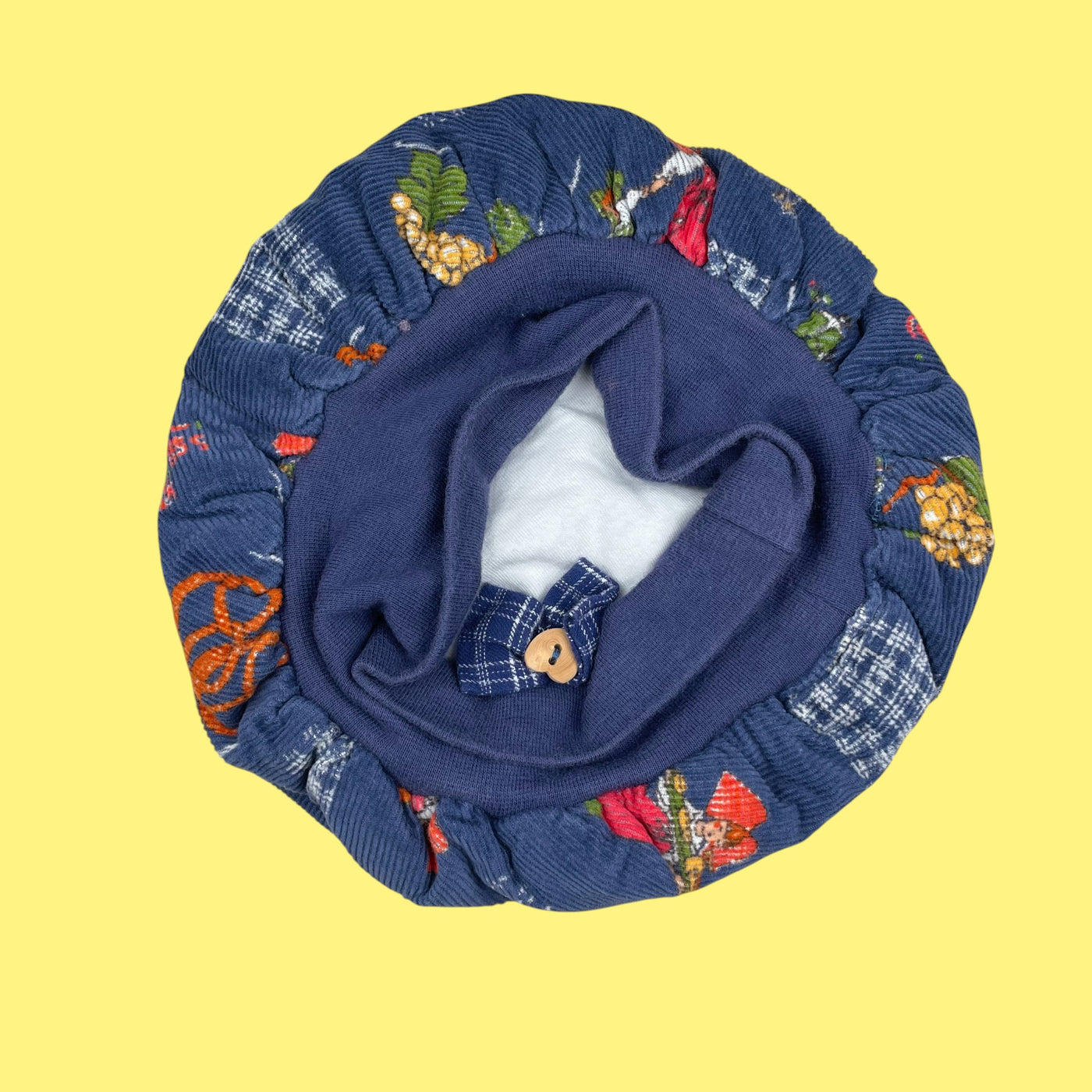 Béret velours vintage 6-9 mois