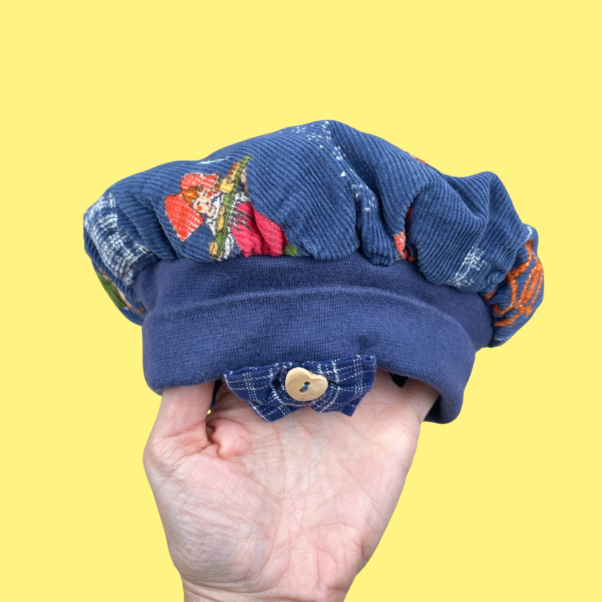 Béret velours vintage 6-9 mois