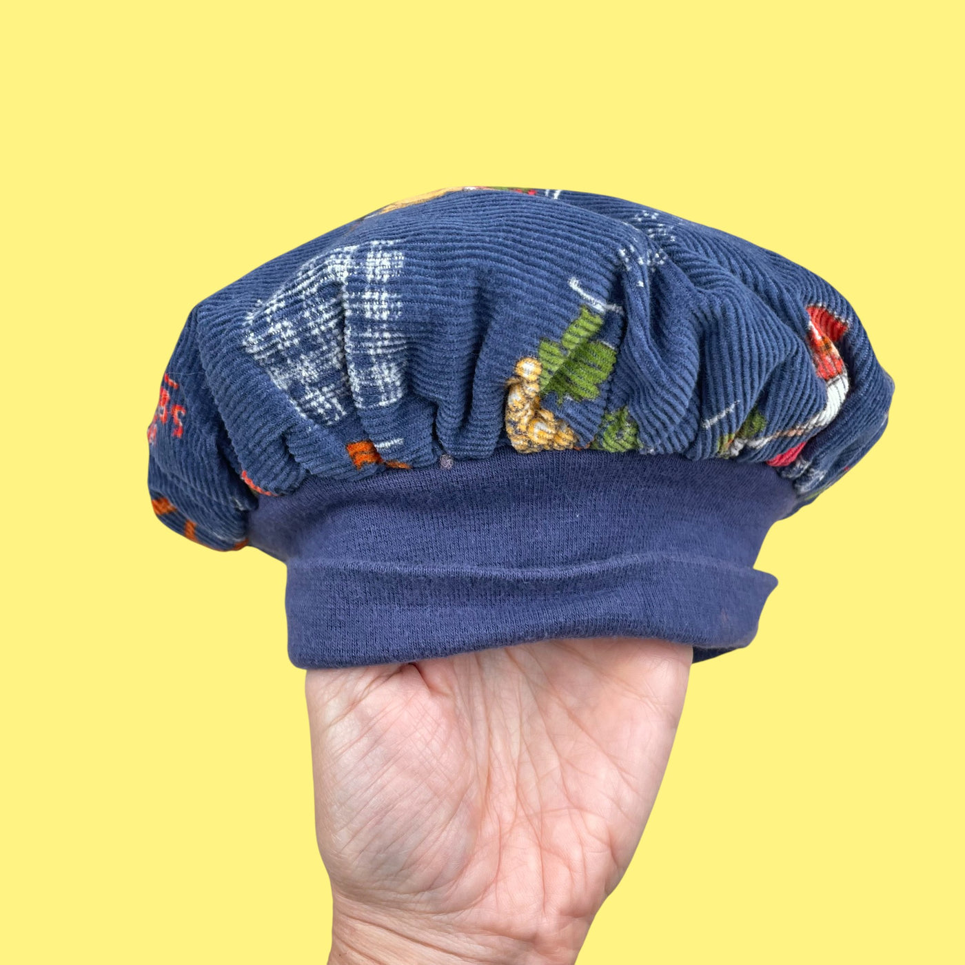 Béret velours vintage 6-9 mois