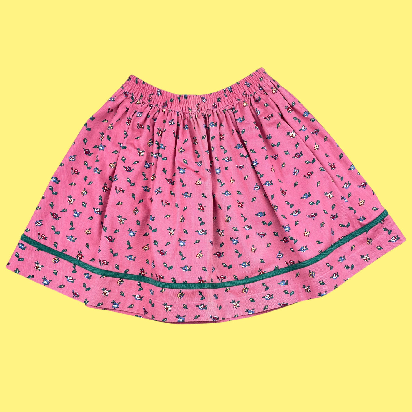 Jupe fleurie vintage 8 ans