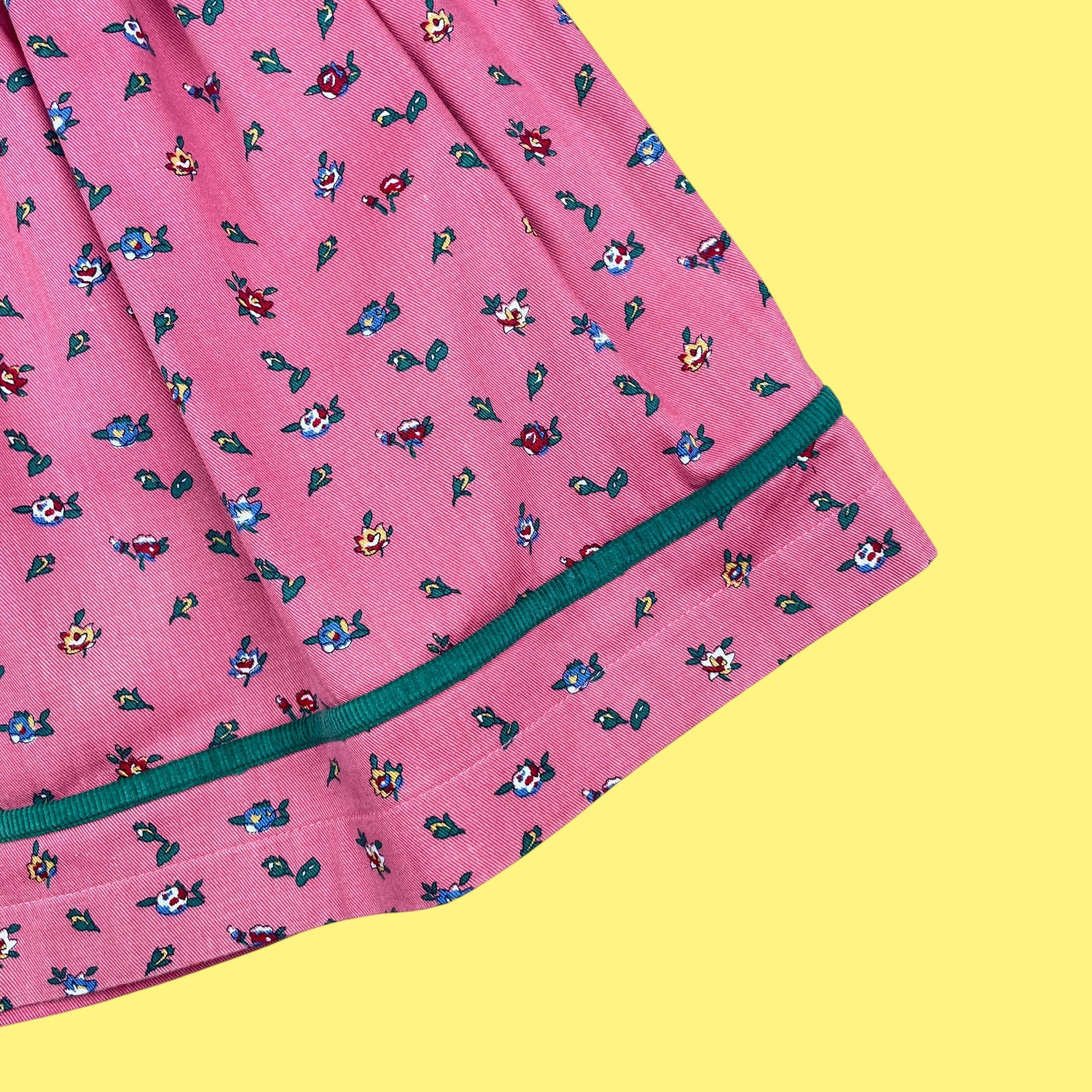 Jupe fleurie vintage 8 ans