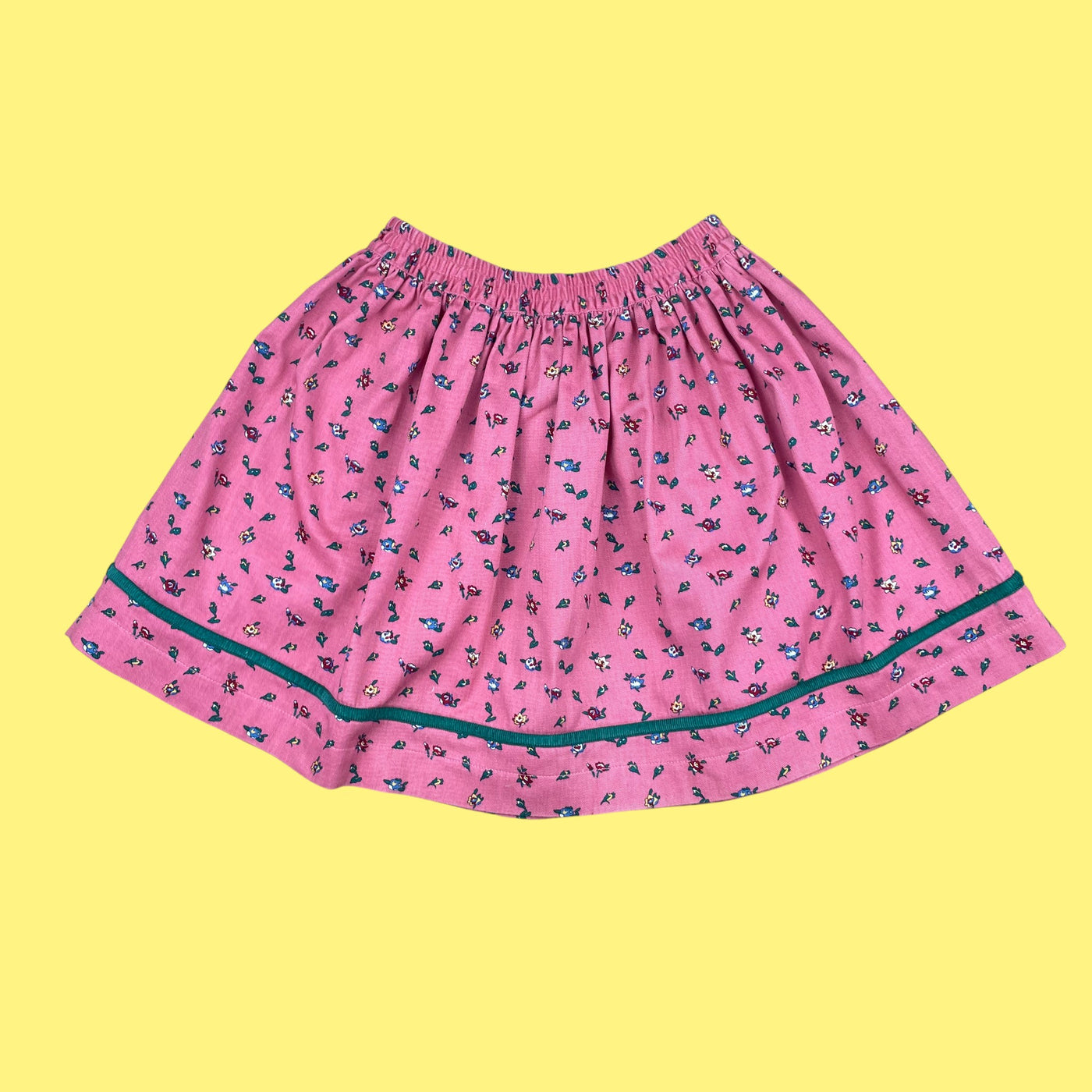 Jupe fleurie vintage 8 ans