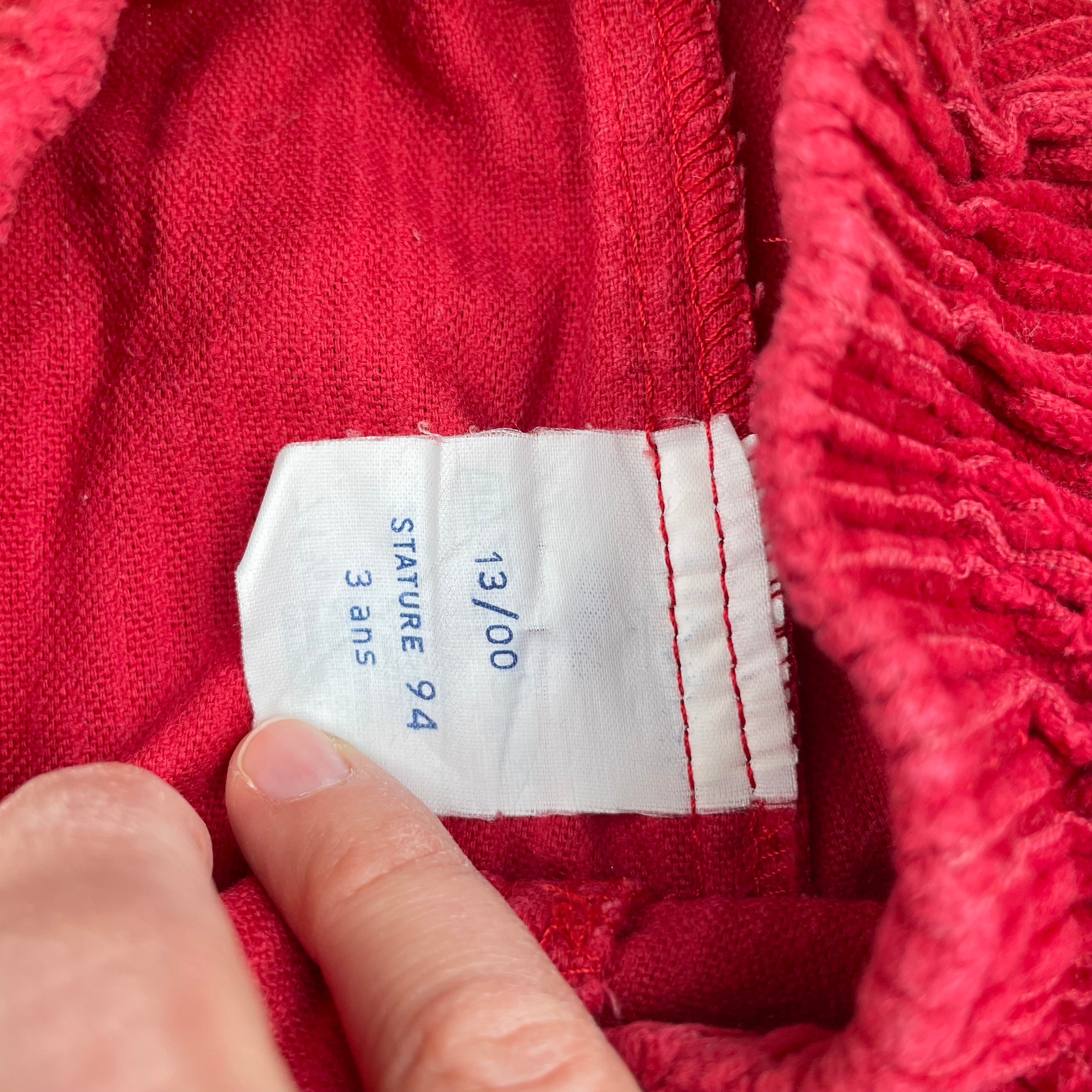 Pantalon velours vintage 3-4 ans