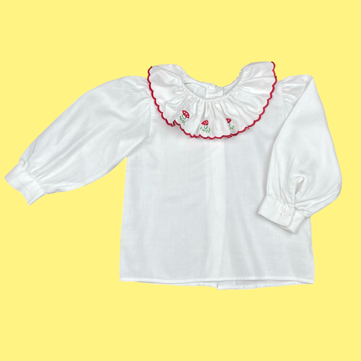 Chemisier champignons vintage 12-18 mois