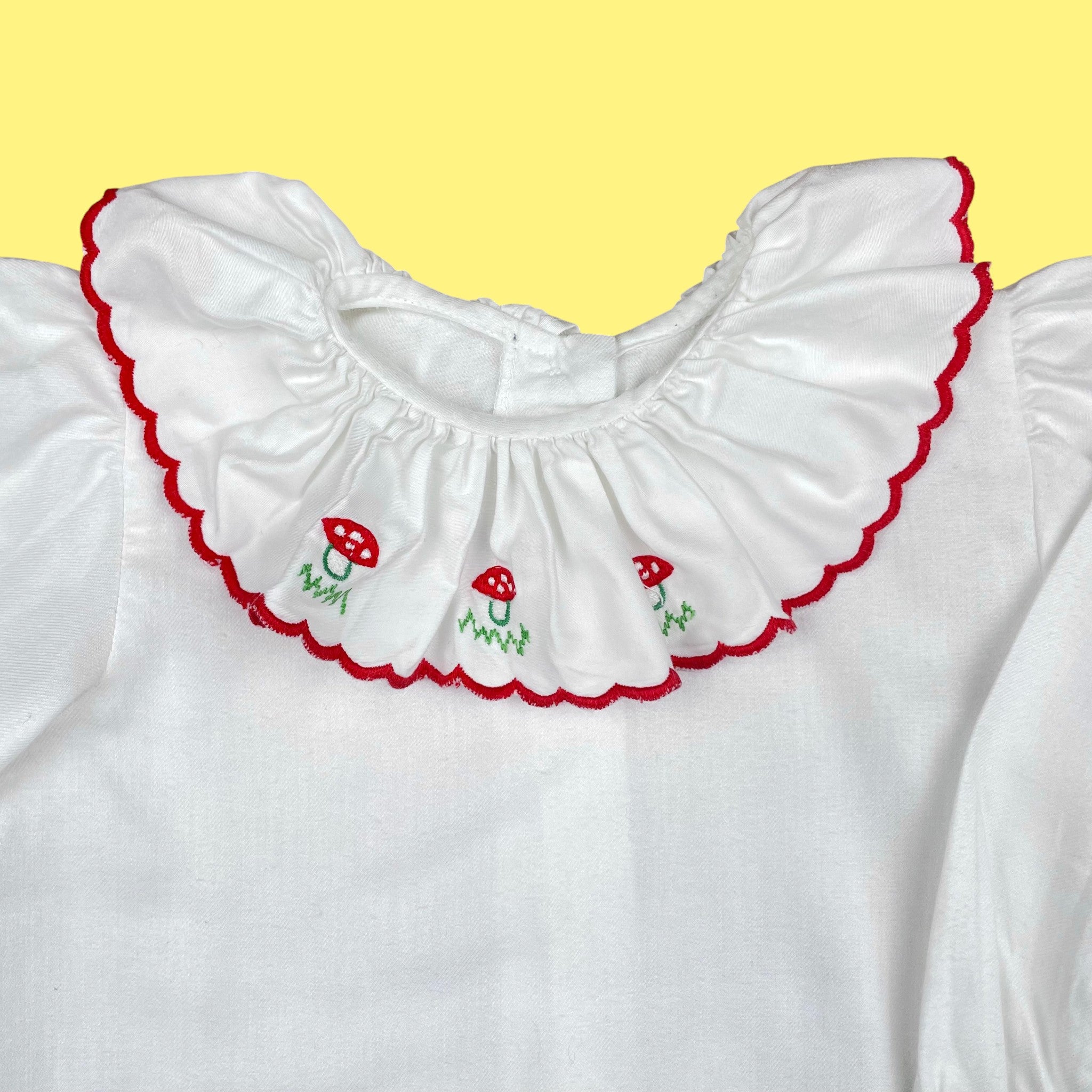 Chemisier champignons vintage 12-18 mois