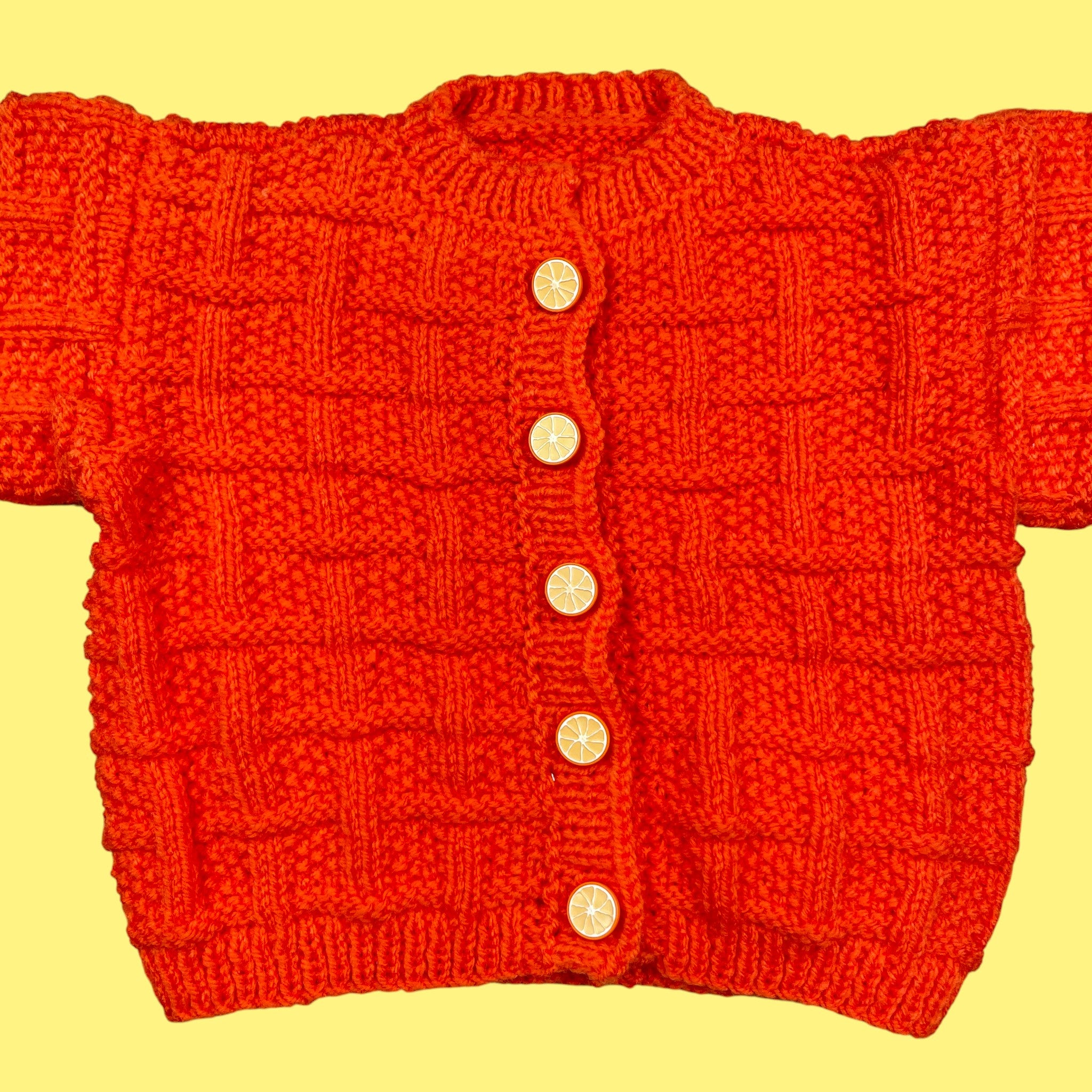 Gilet fait main 🍊 3-6 mois