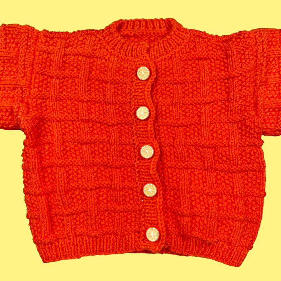 Gilet fait main 🍊 3-6 mois