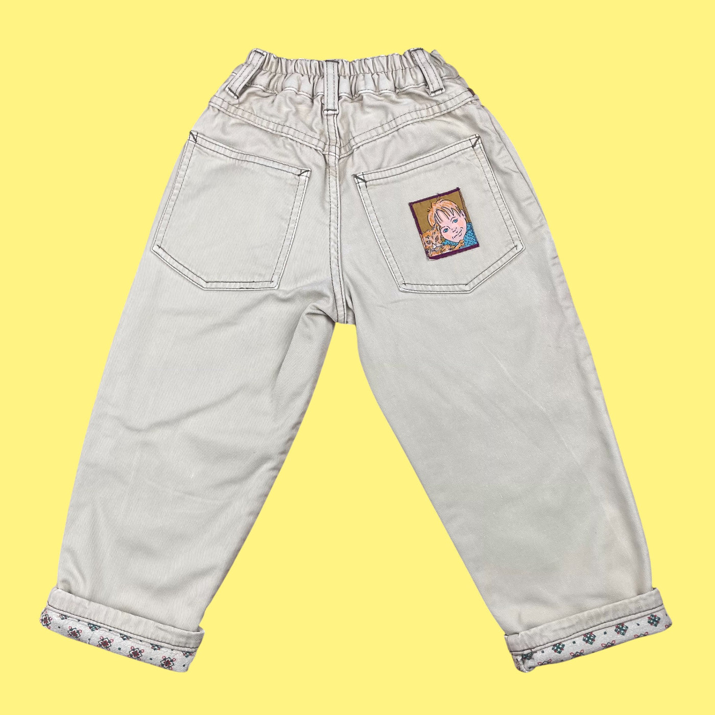 Jean doublé vintage 4 ans