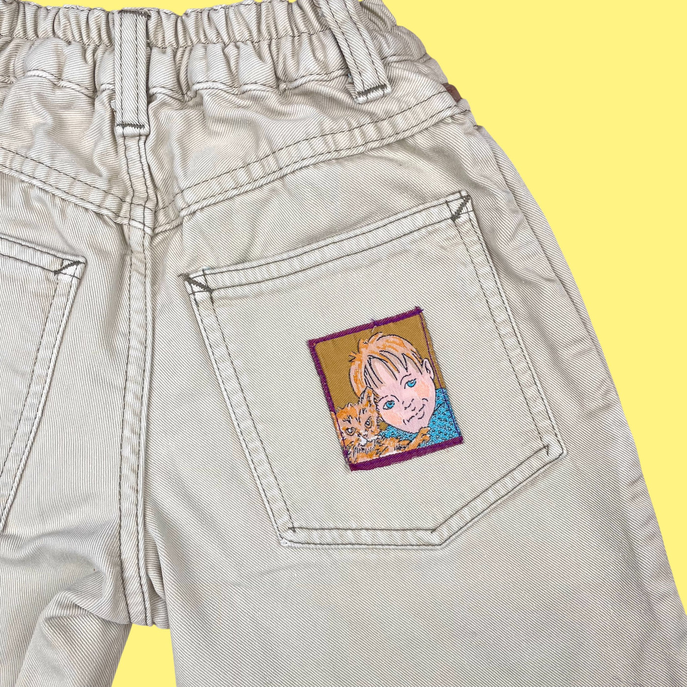 Jean doublé vintage 4 ans