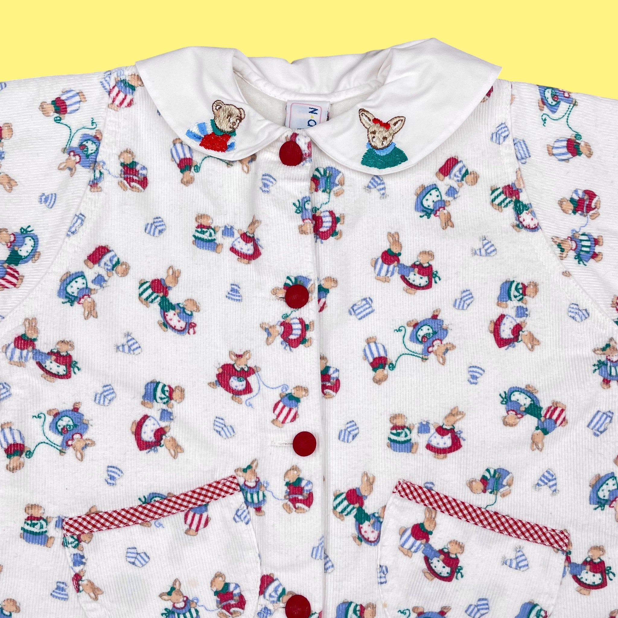 Combinaison vintage velours 3-6 mois