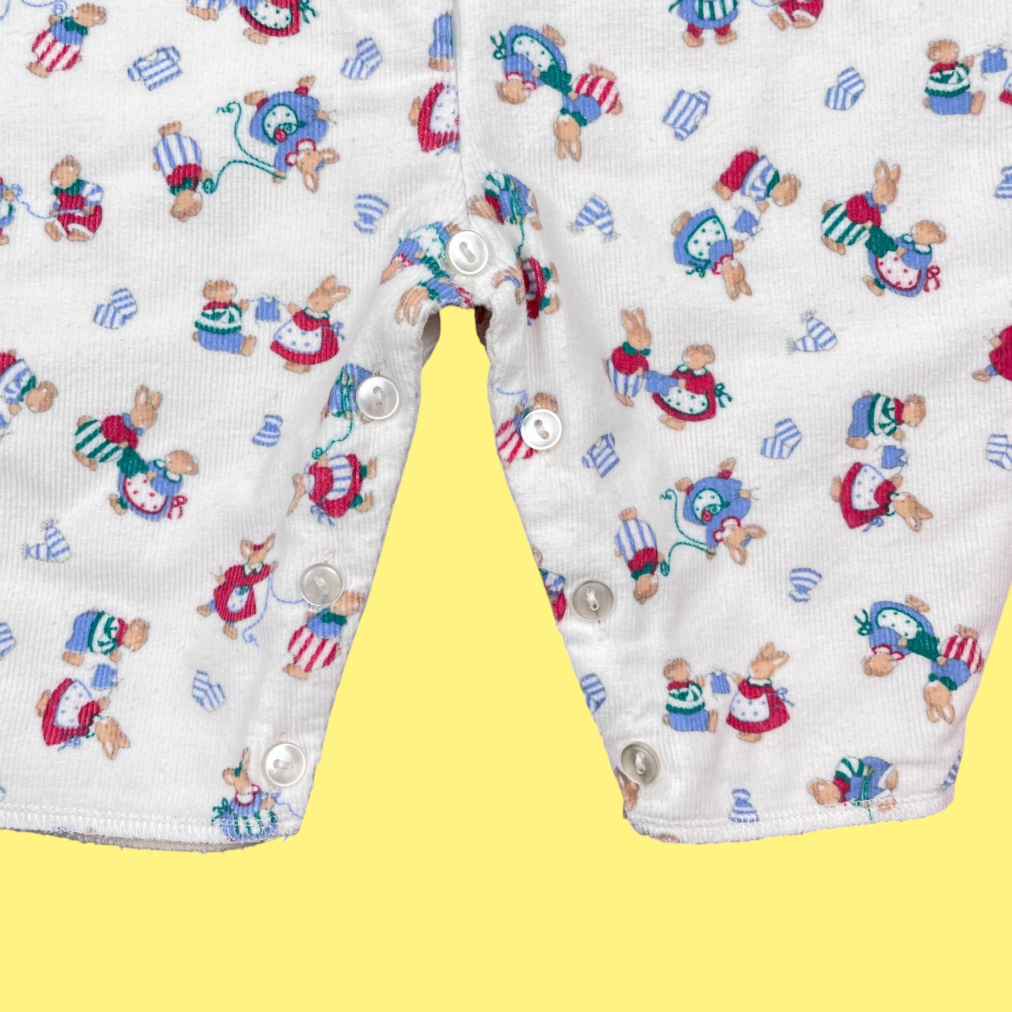 Combinaison vintage velours 3-6 mois