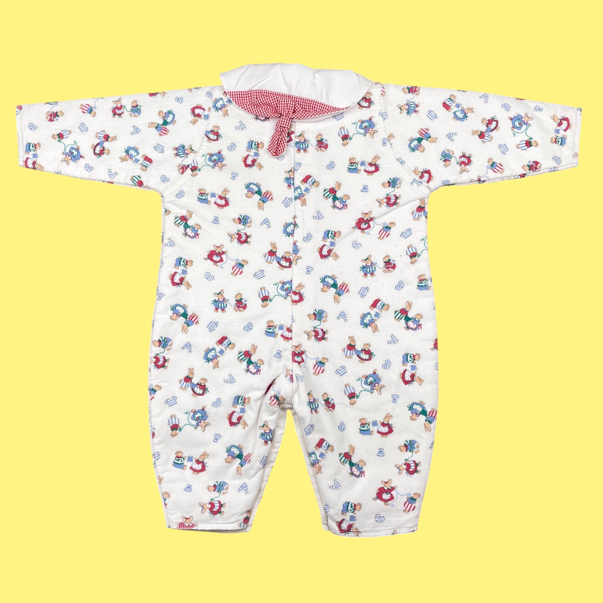 Combinaison vintage velours 3-6 mois