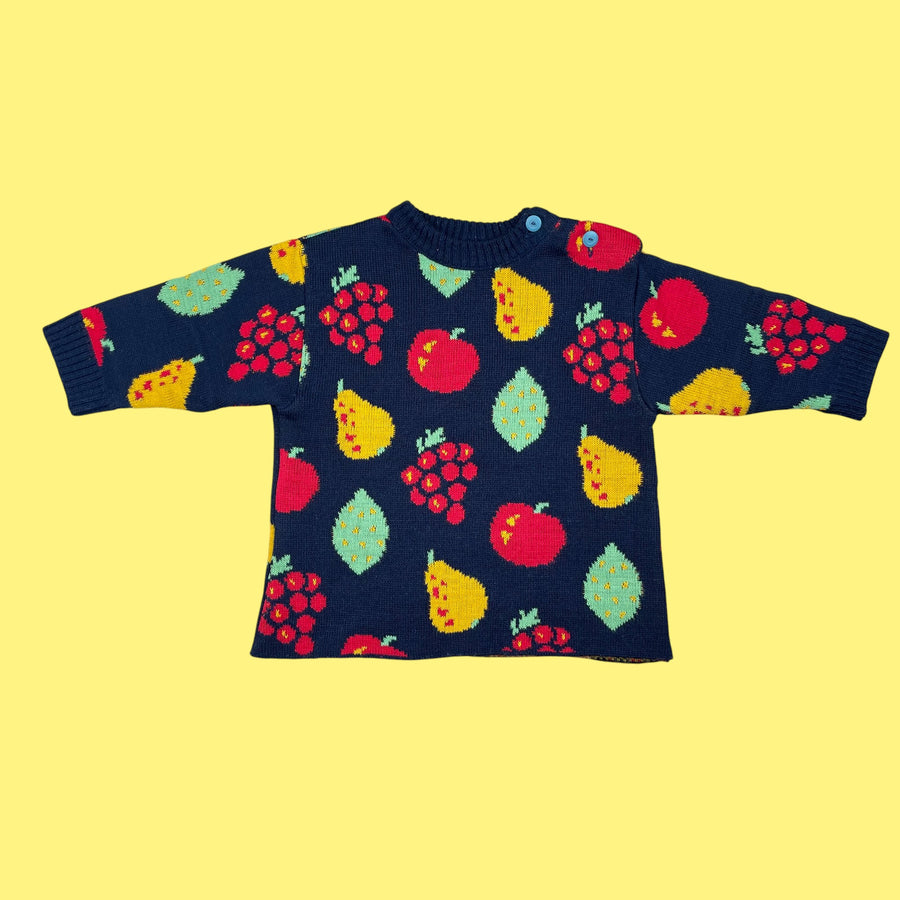 Pull fruits vintage 9 mois