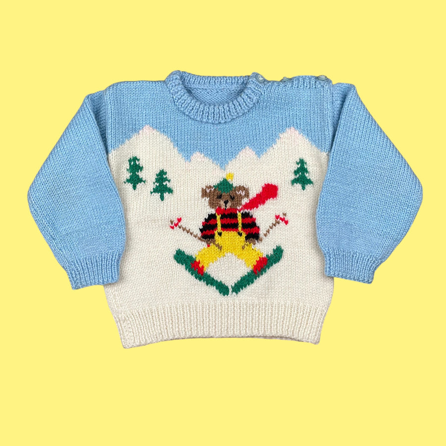 Pull vintage Noël 2-3 ans