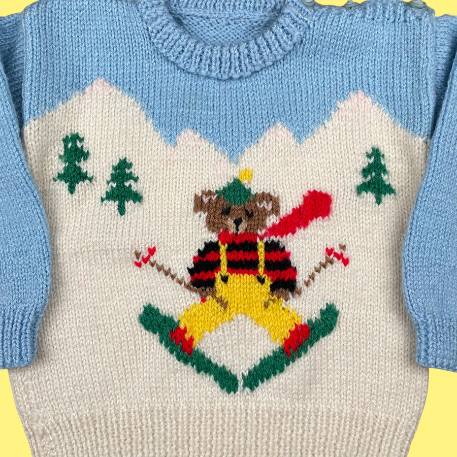 Pull vintage Noël 2-3 ans