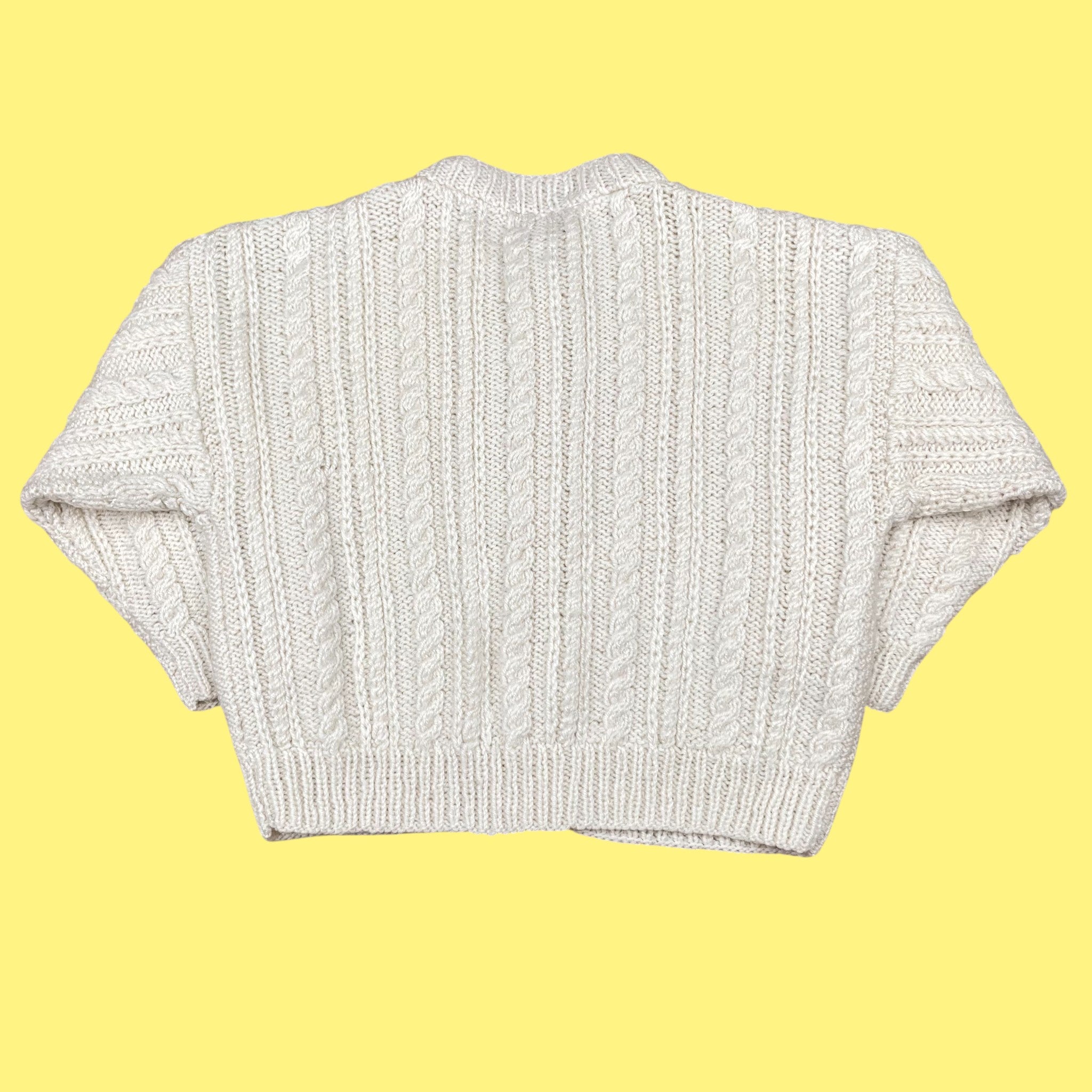 Gilet torsadé fait main 3 ans