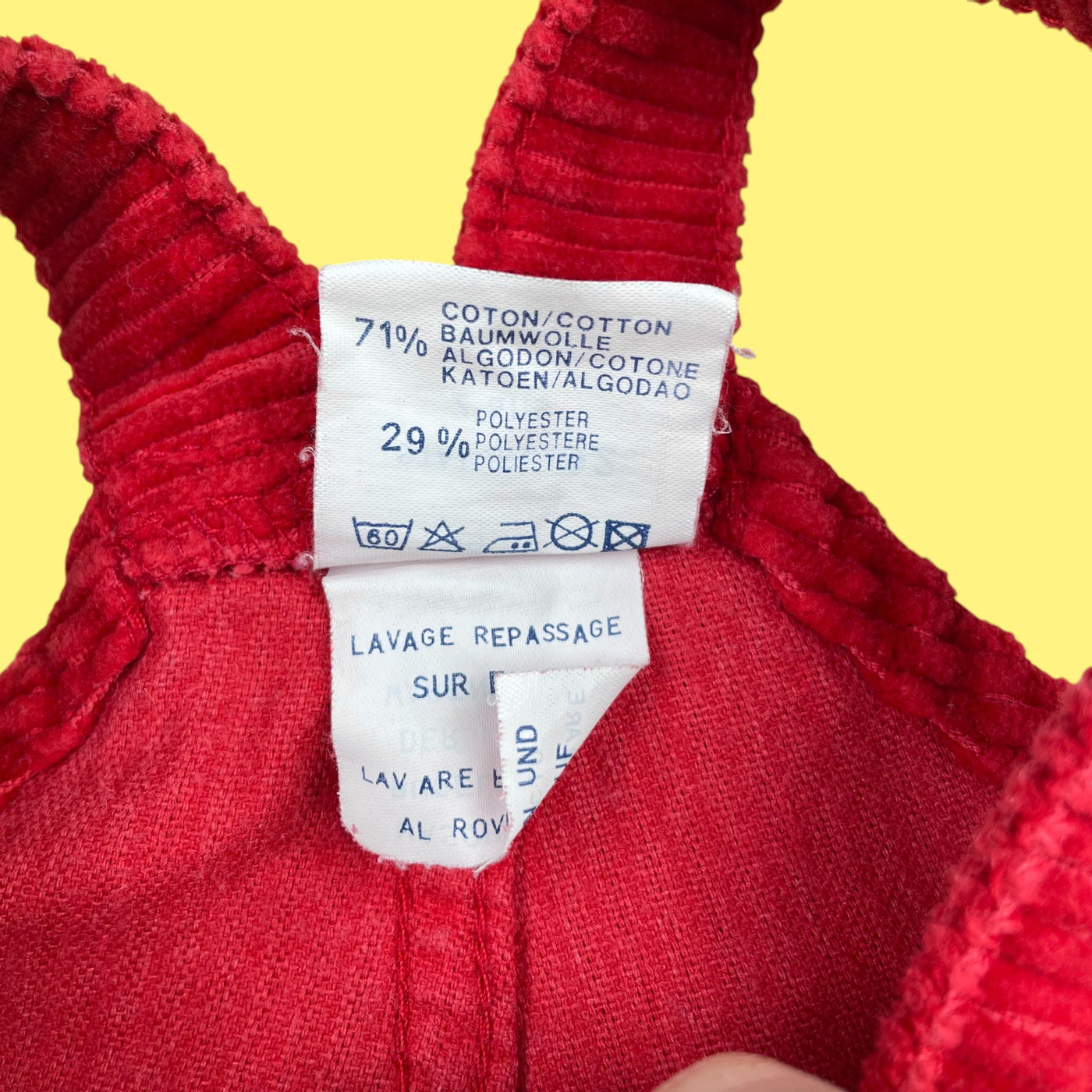 Salopette velours 18-24 mois