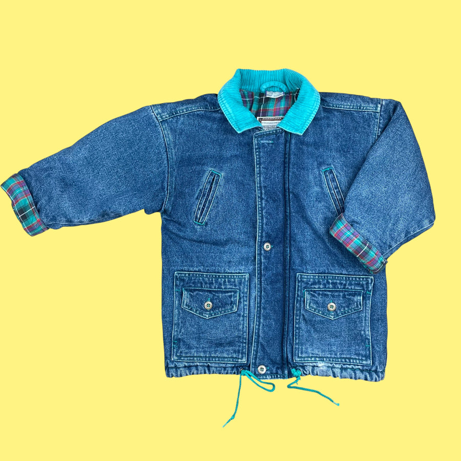 Blouson jean vintage 6-7 ans