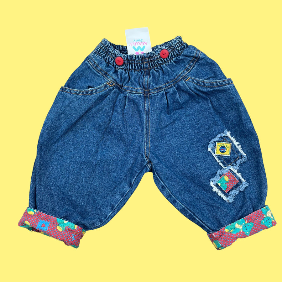 Jean doublé vintage 9-12 mois et 12-18 mois