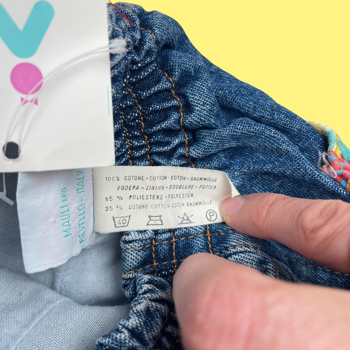 Jean doublé vintage 9-12 mois et 12-18 mois