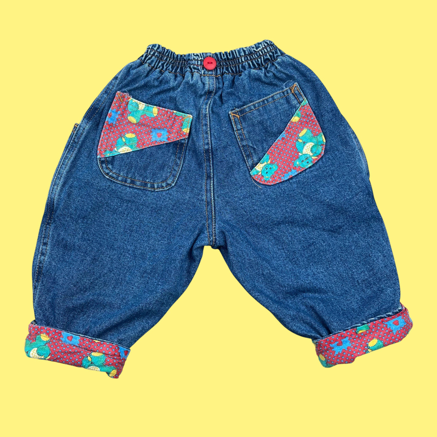 Jean doublé vintage 9-12 mois et 12-18 mois