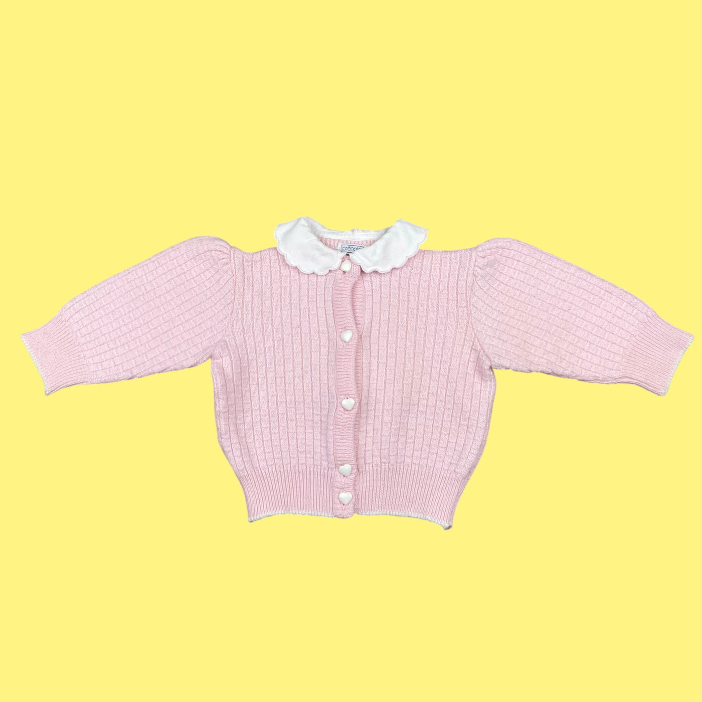 Gilet coeurs vintage 3-6 mois