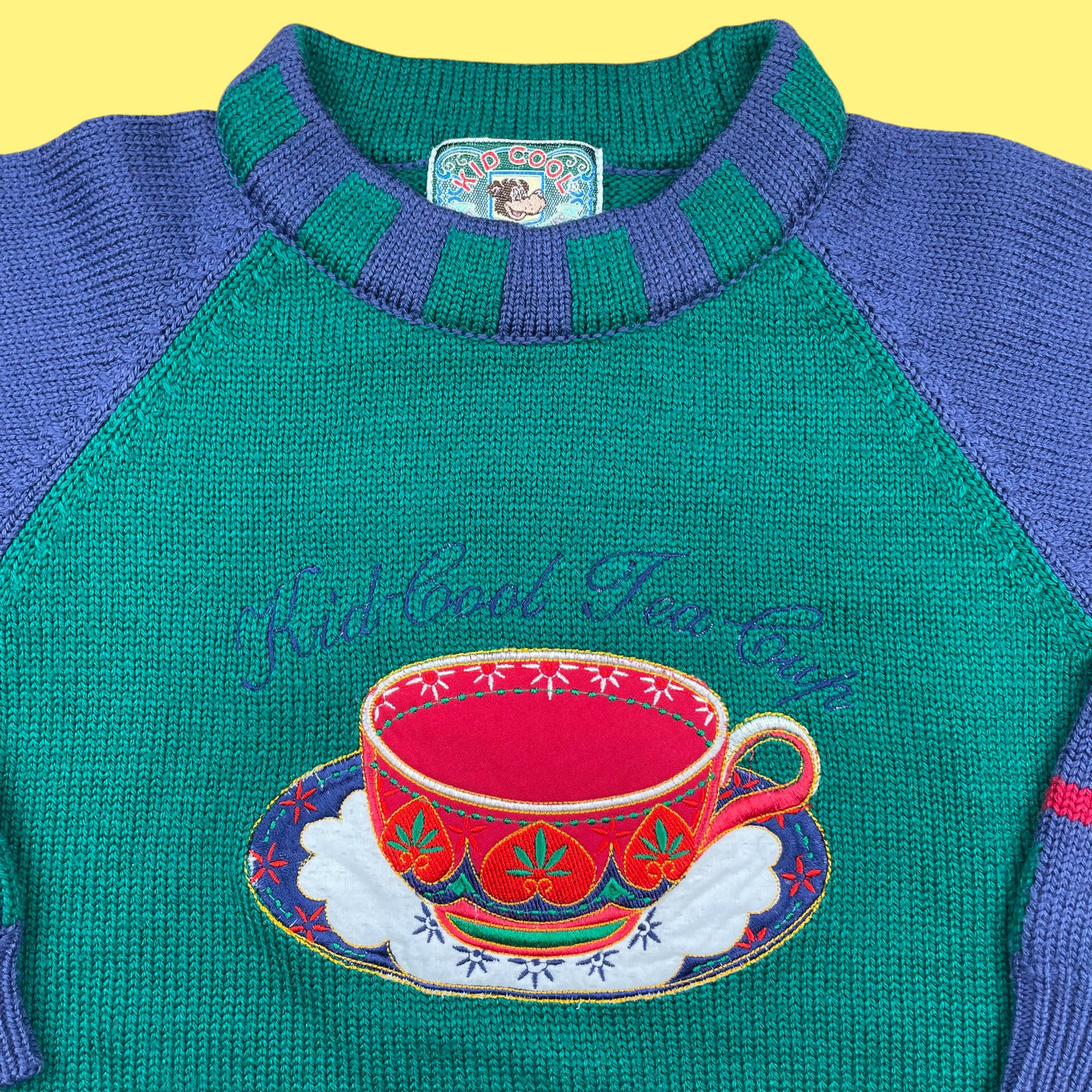 Pull vintage tasse 4 ans