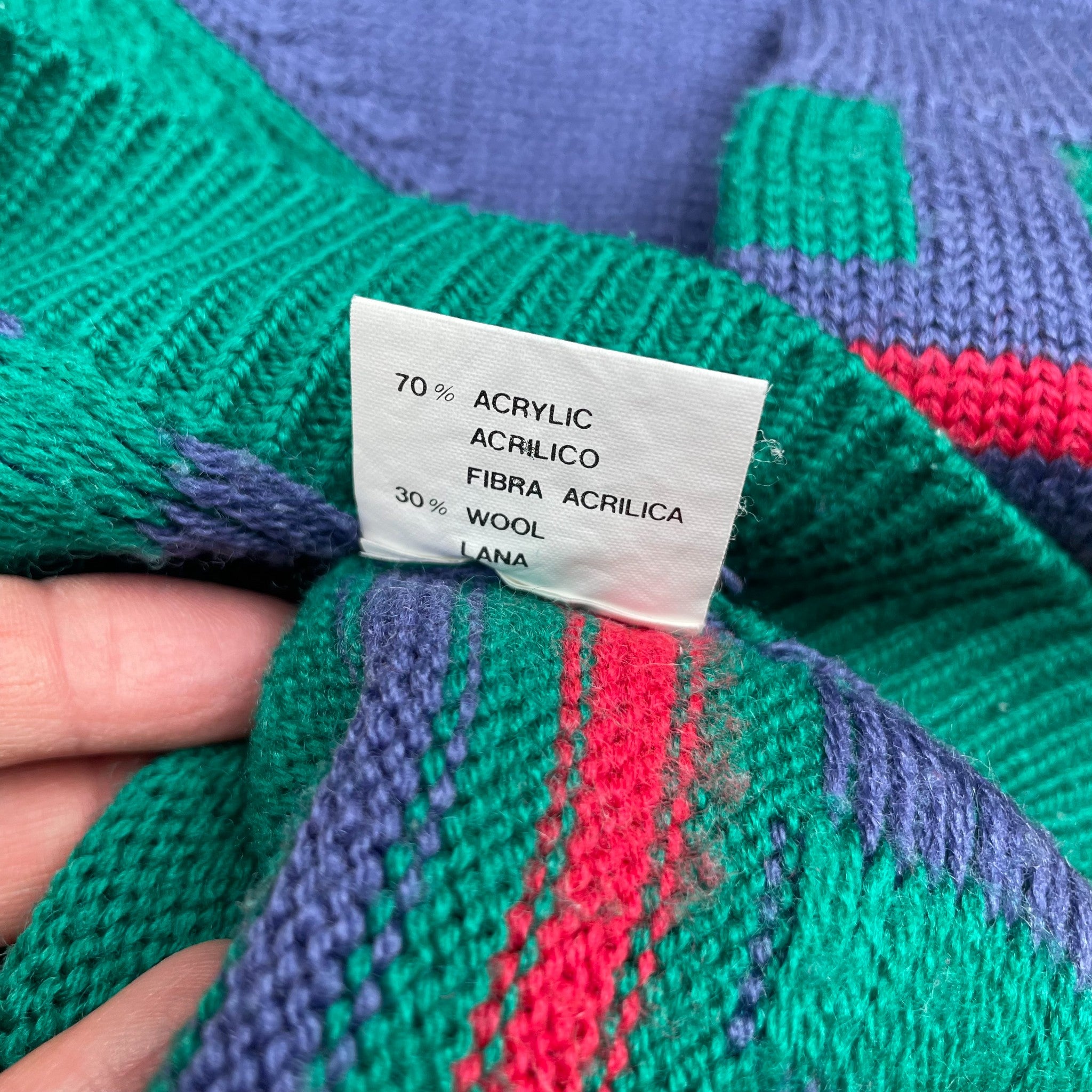 Pull vintage tasse 4 ans