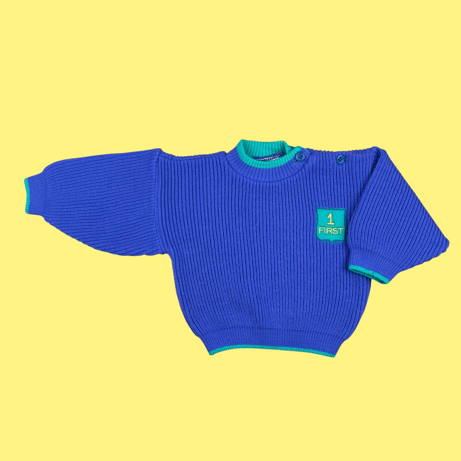 Pull vintage bigoût 12 mois