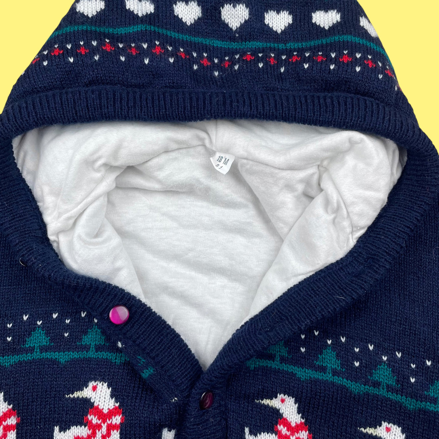 Pull oies vintage 18 mois