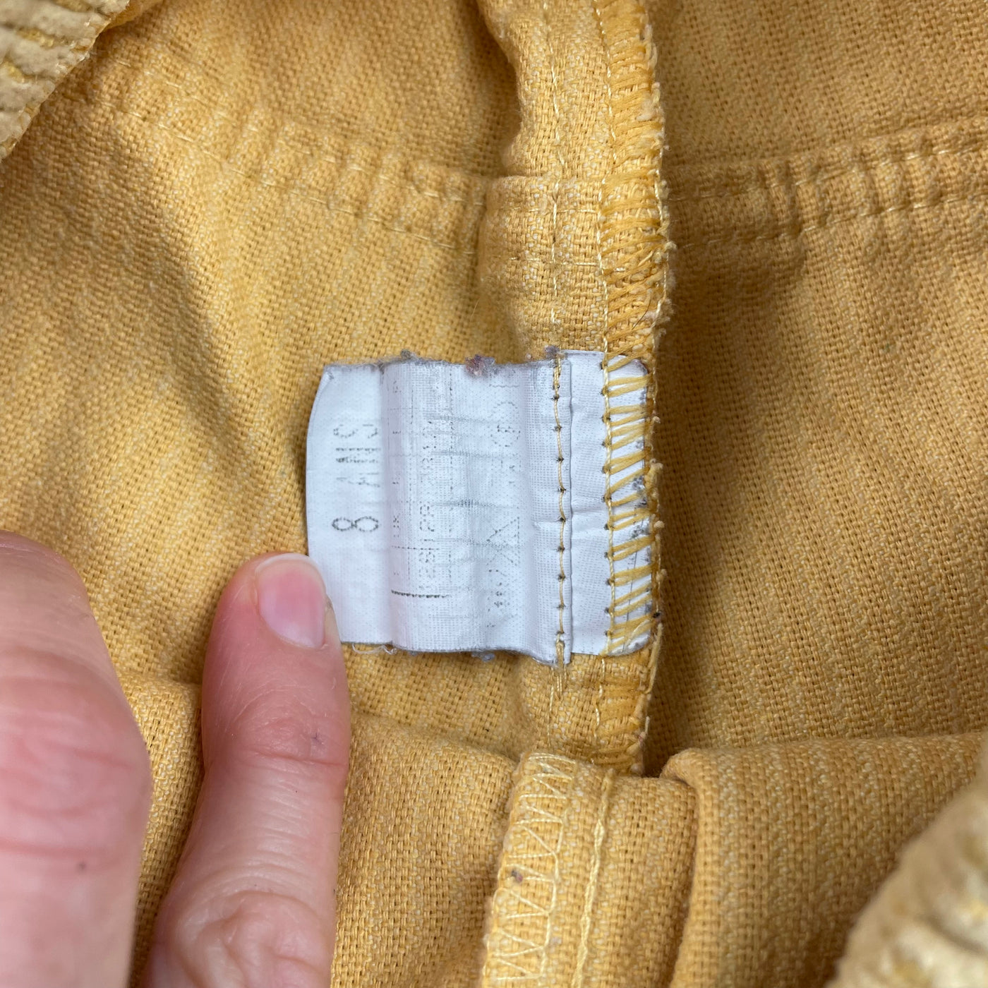 Pantalon velours côtelé vintage 8 ans