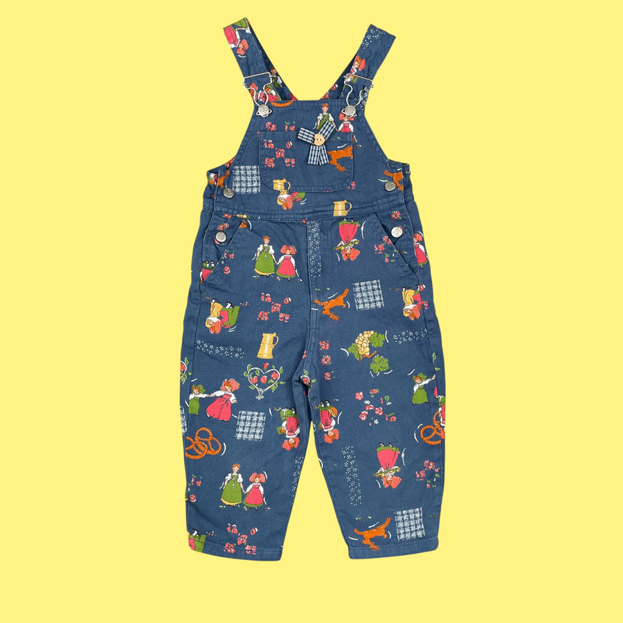 Salopette Alsace vintage 18-24 mois