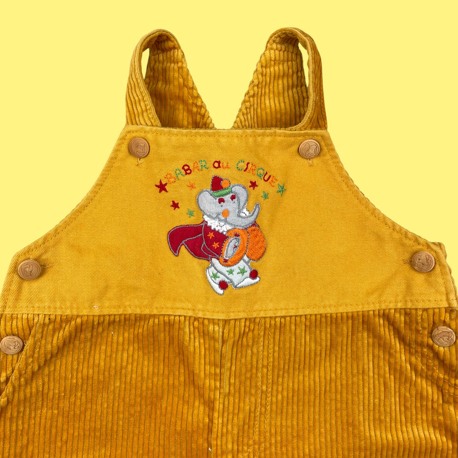 Salopette vintage Babar 3-6 mois