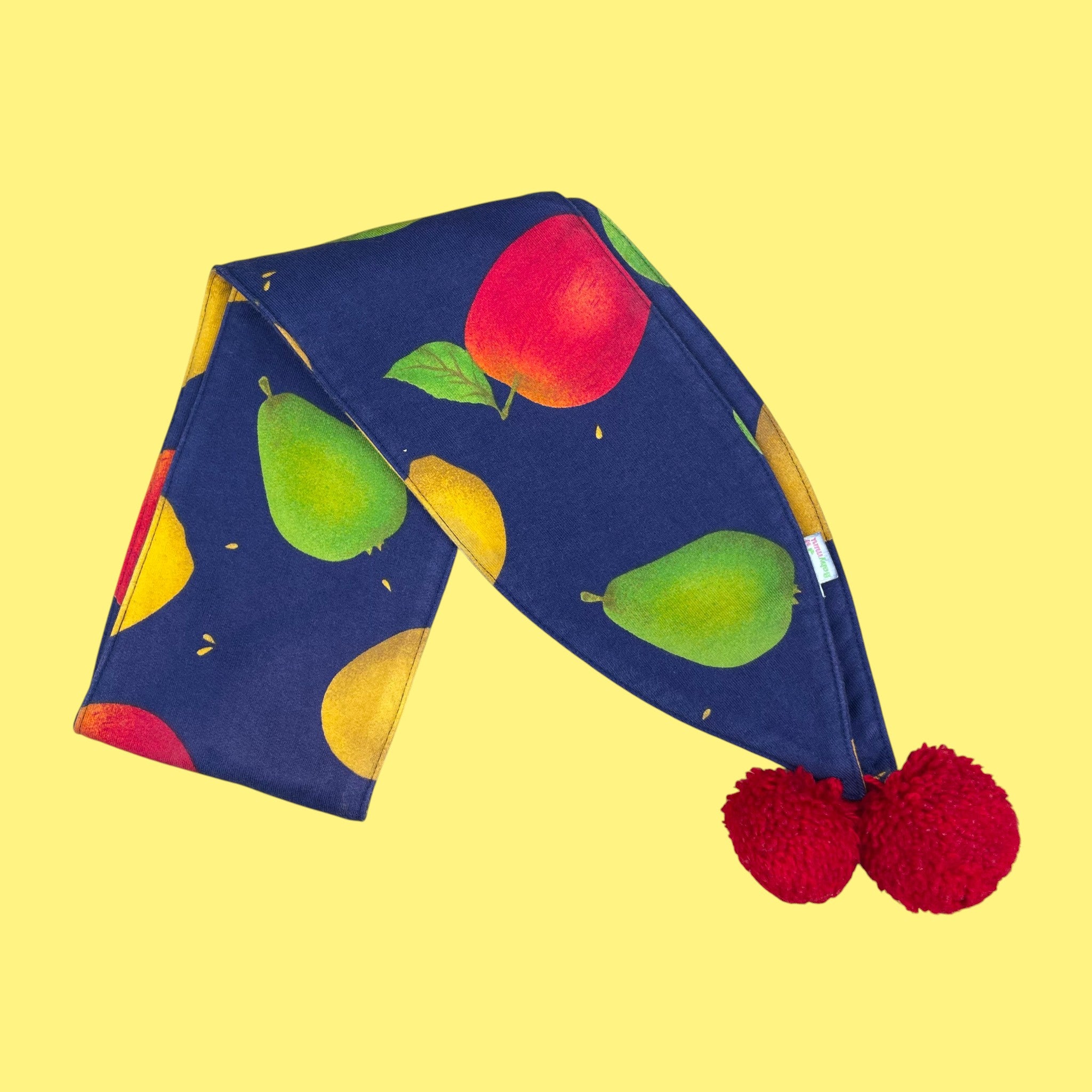 Écharpe vintage pommes