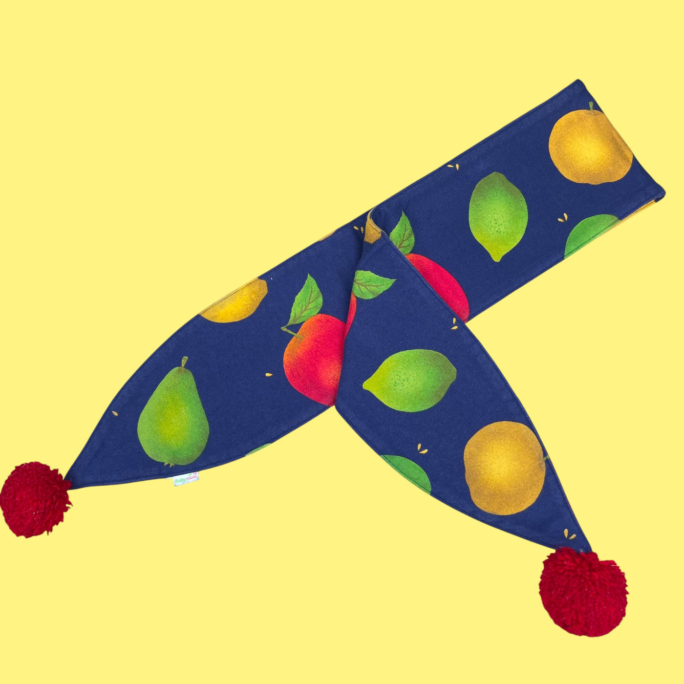 Écharpe vintage pommes