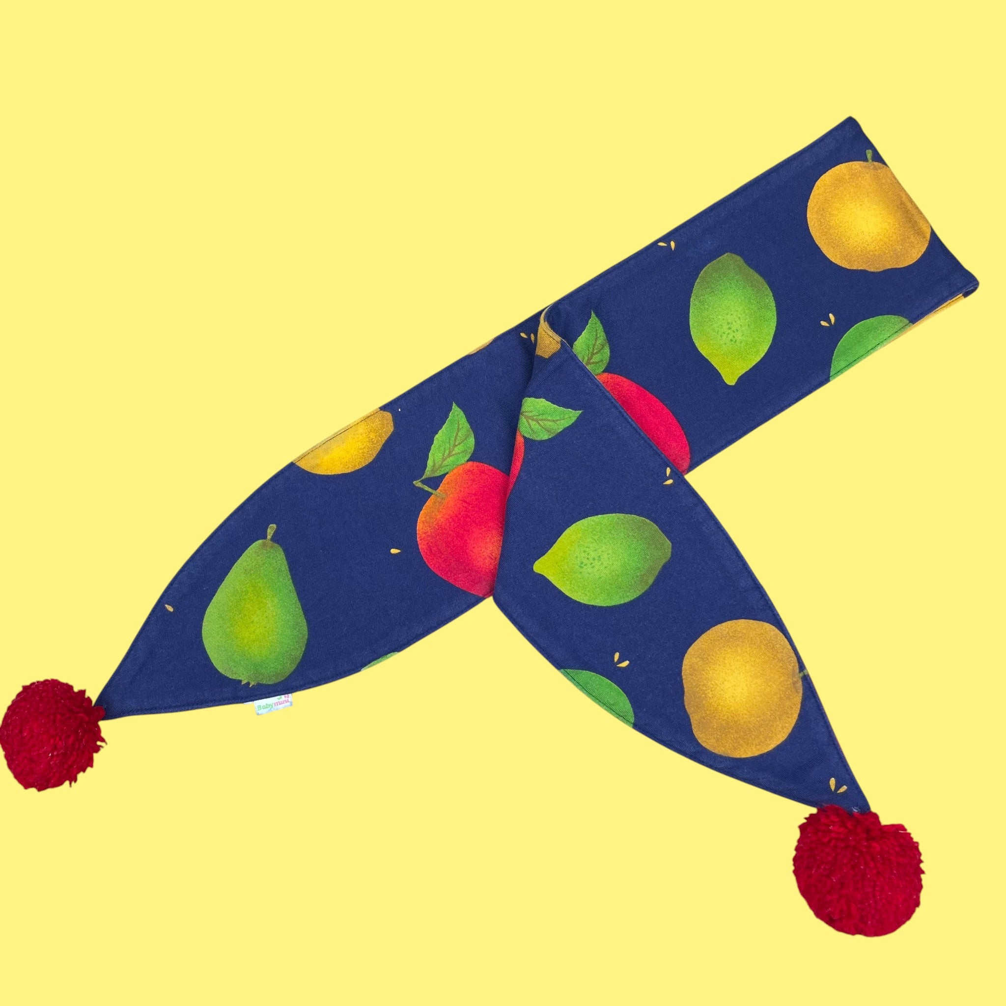 Écharpe vintage pommes