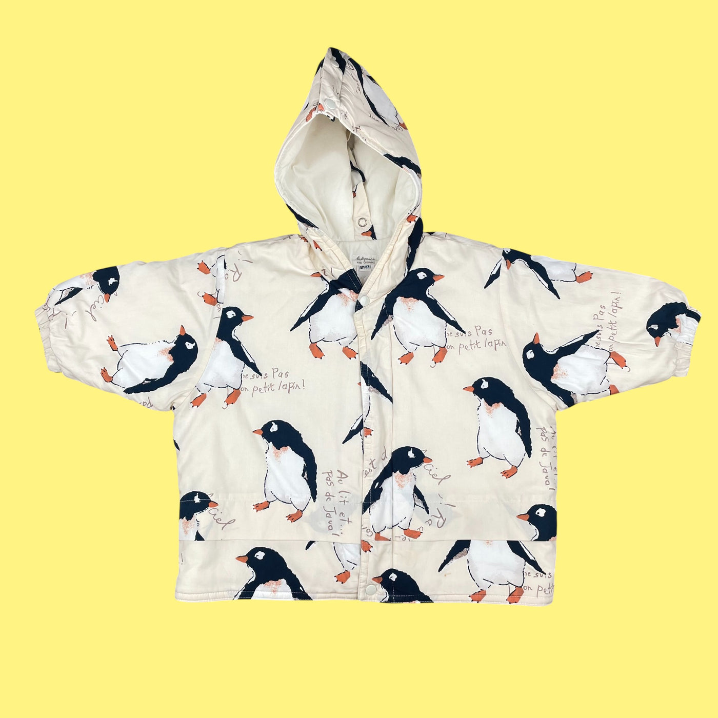 Manteau Catimini pingouins vintage 12 mois