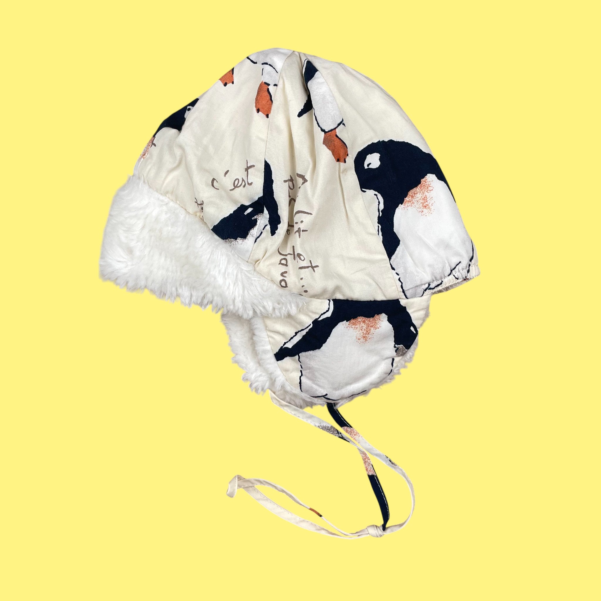 Manteau Catimini pingouins vintage 12 mois