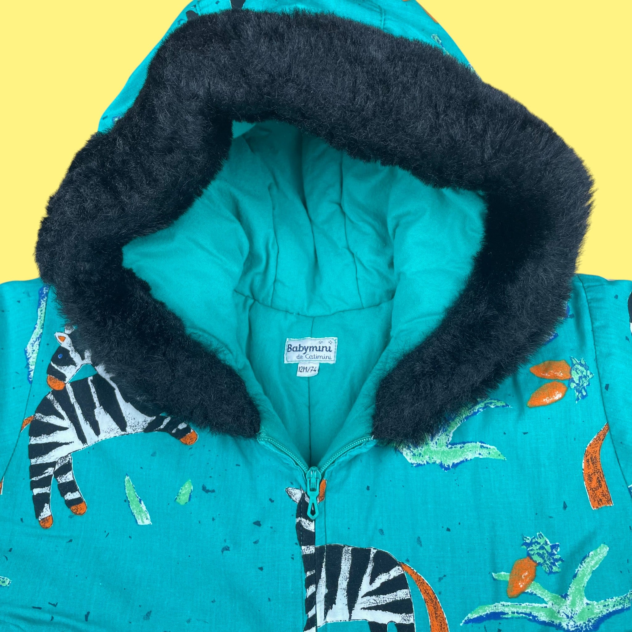 Combi-pilote Catimini zèbre vintage 18 mois